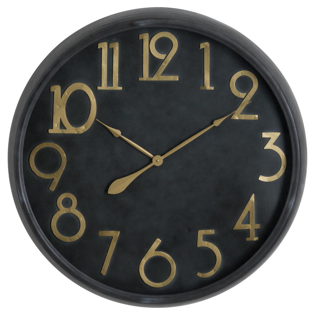 Soho Brass And Black Large Clock – IOVEM