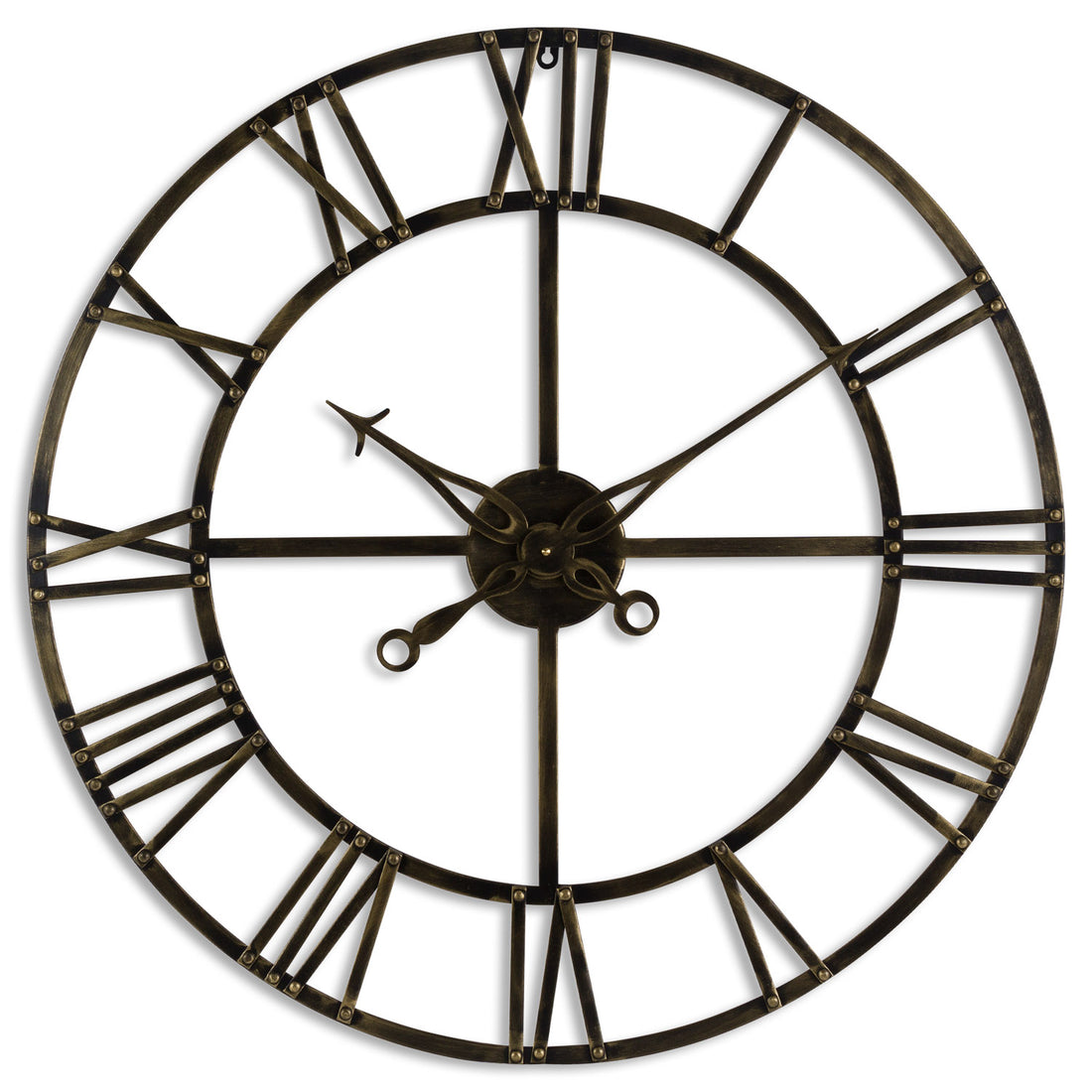 Small Antique Brass Skeleton Clock – IOVEM
