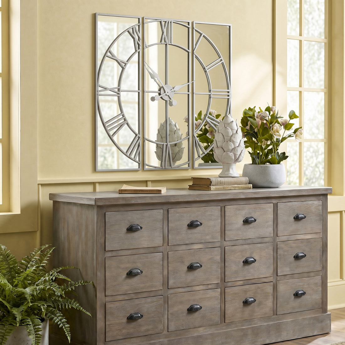 Celina Mirrored Wall Clock – IOVEM