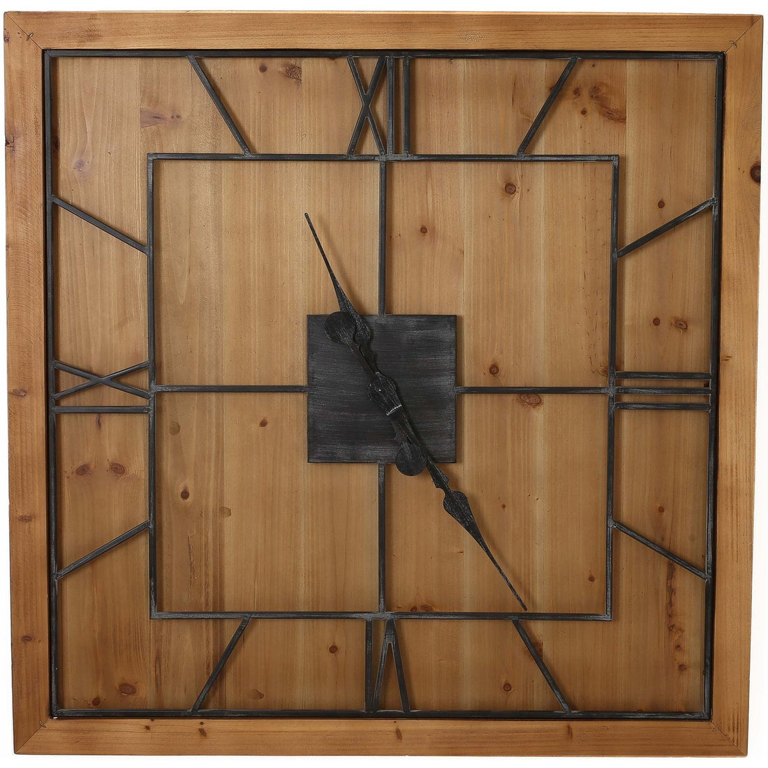 Williston Square Wooden Wall Clock – IOVEM