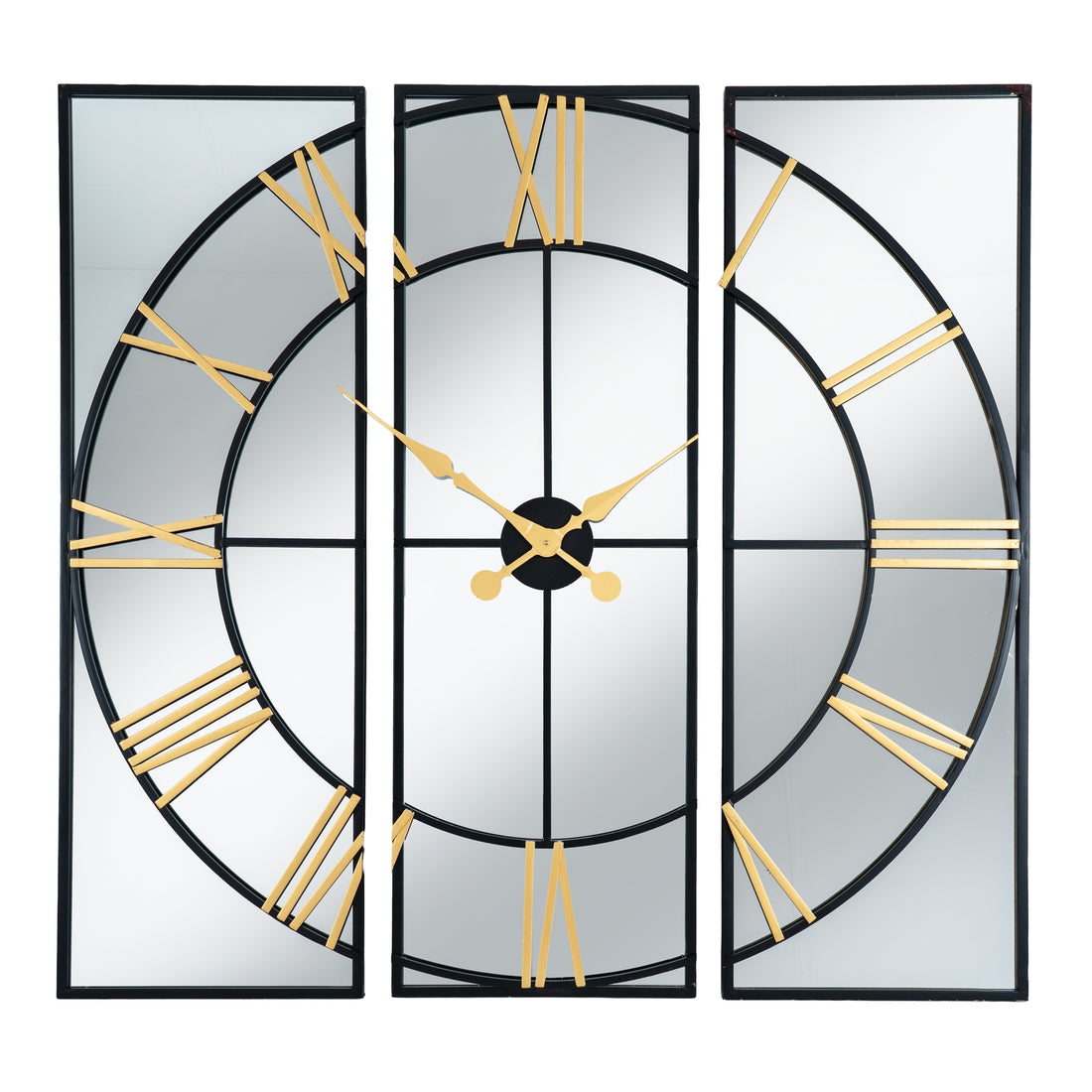 Brooklyn Black And Gold Wall Clock – IOVEM