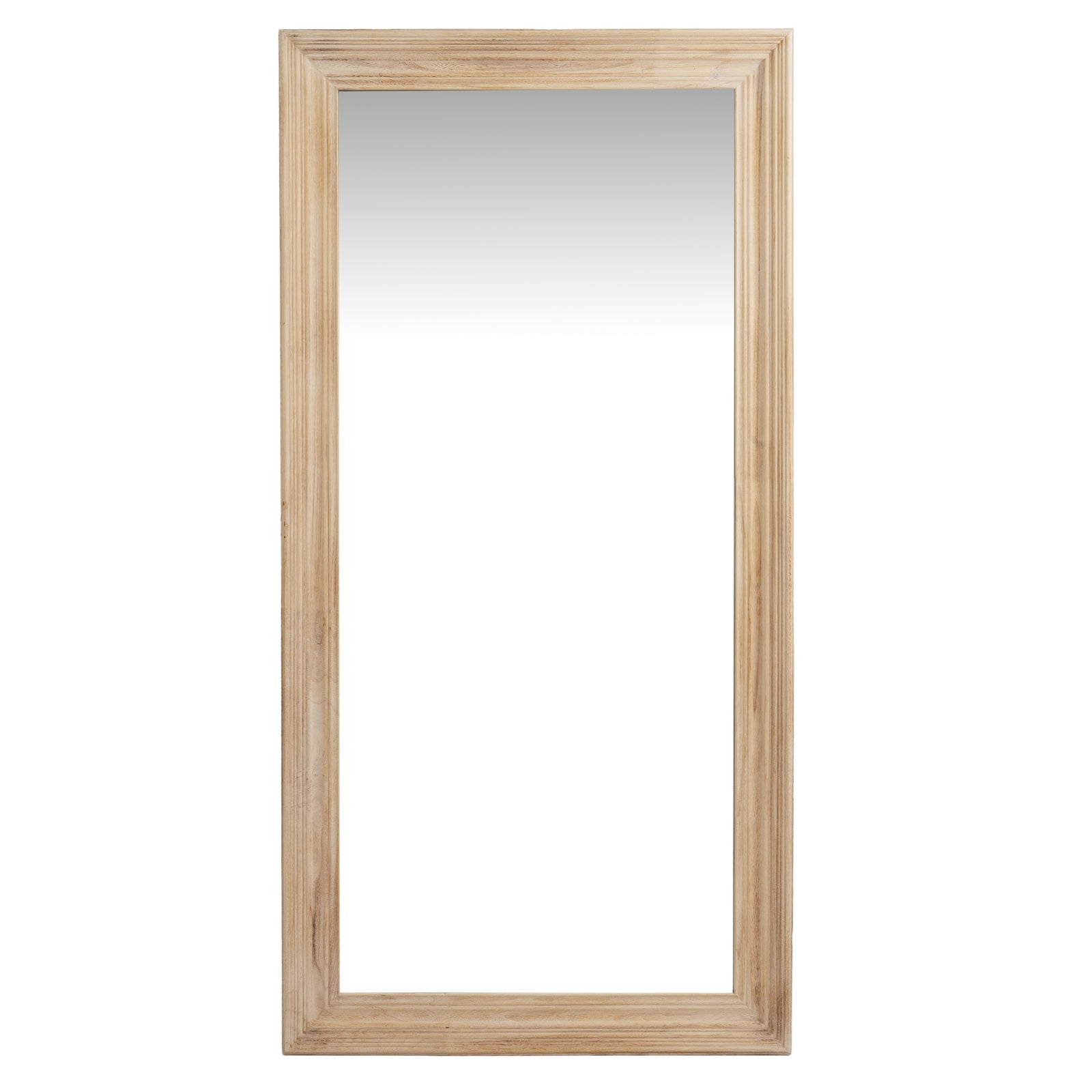 Washed Wood Large Framed Mirror – IOVEM