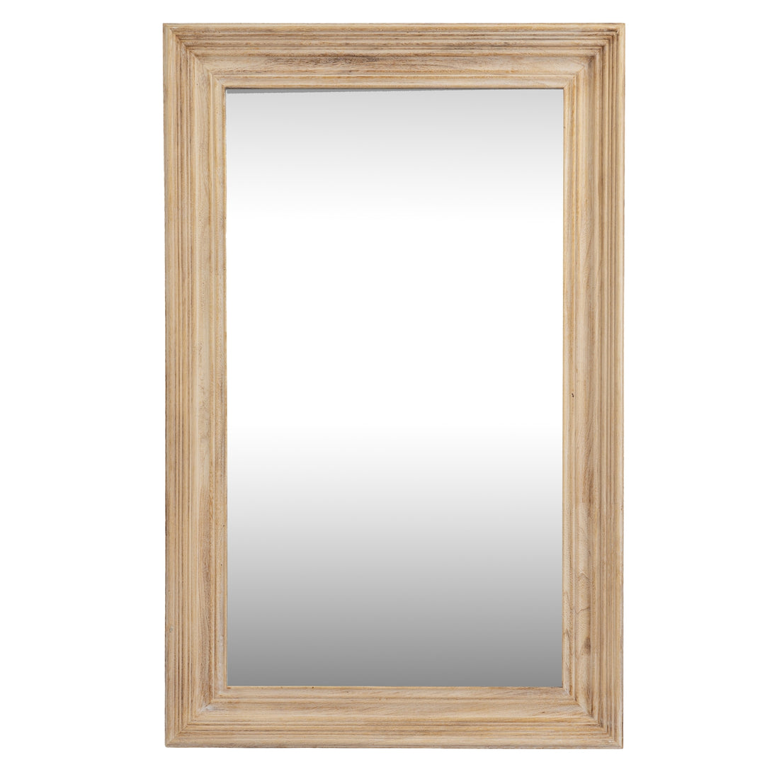 Washed Wood Medium Framed Mirror – IOVEM