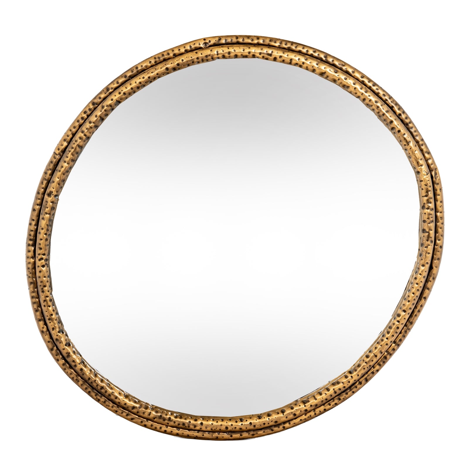 Nahla Medium Mirror with Dimpled Frame – IOVEM