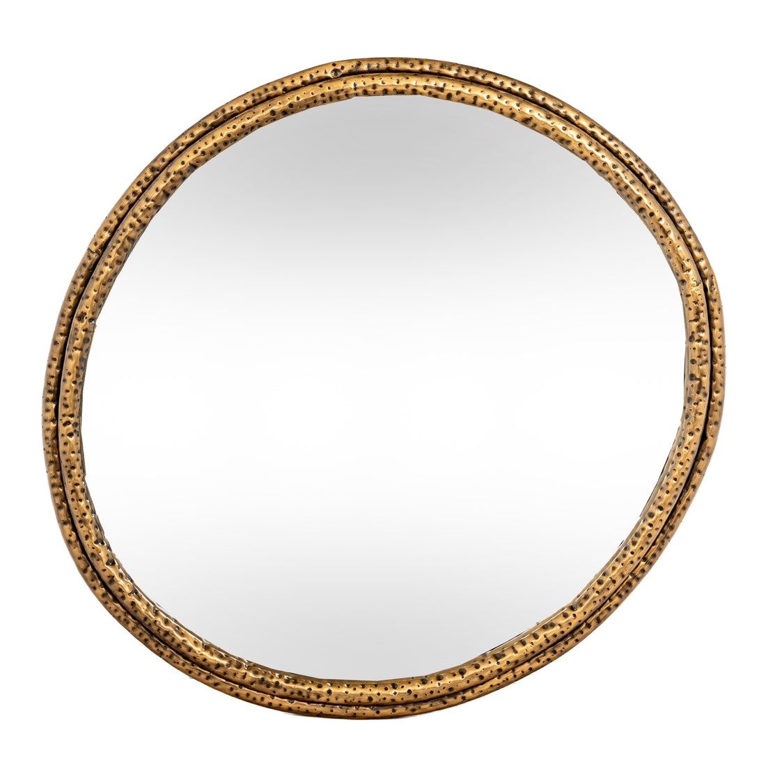 Nahla Medium Mirror with Dimpled Frame – IOVEM