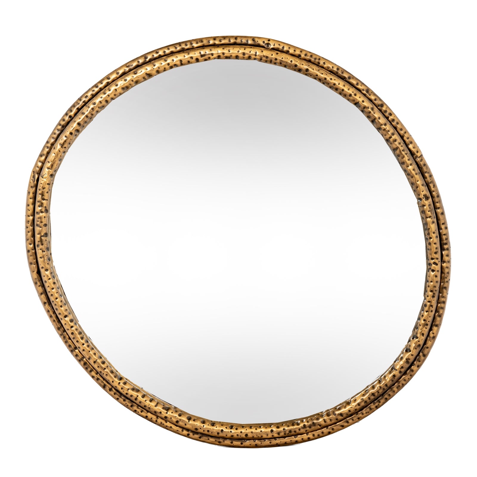 Nahla Small Mirror with Dimpled Frame – IOVEM