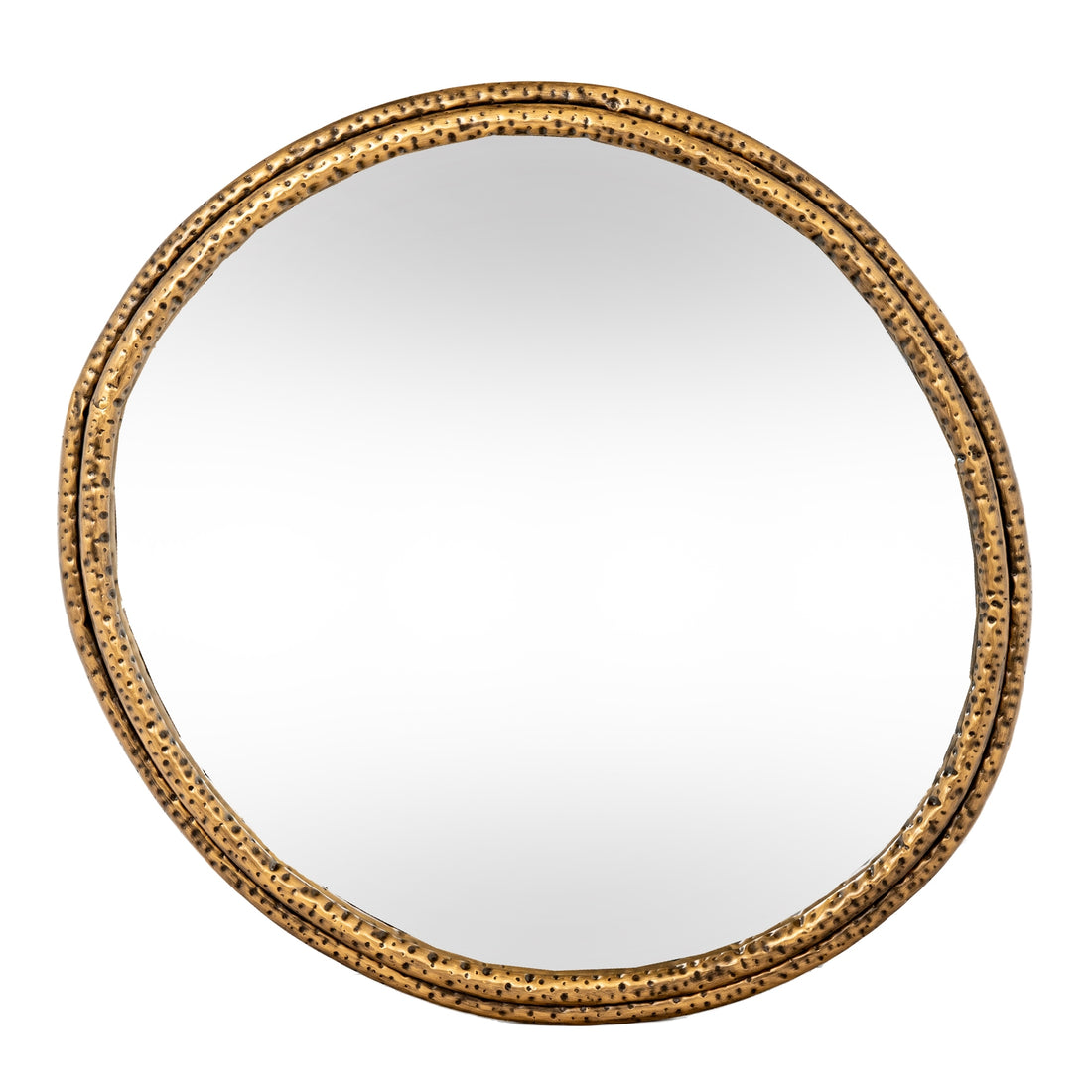 Nahla Small Mirror with Dimpled Frame – IOVEM