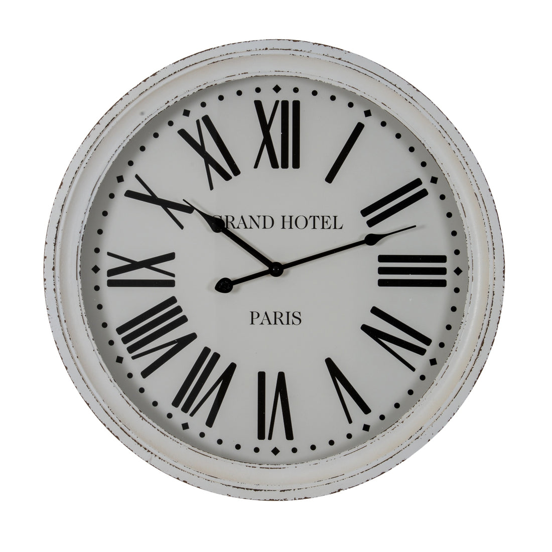 Hotel Paris White Clock With Glass – IOVEM