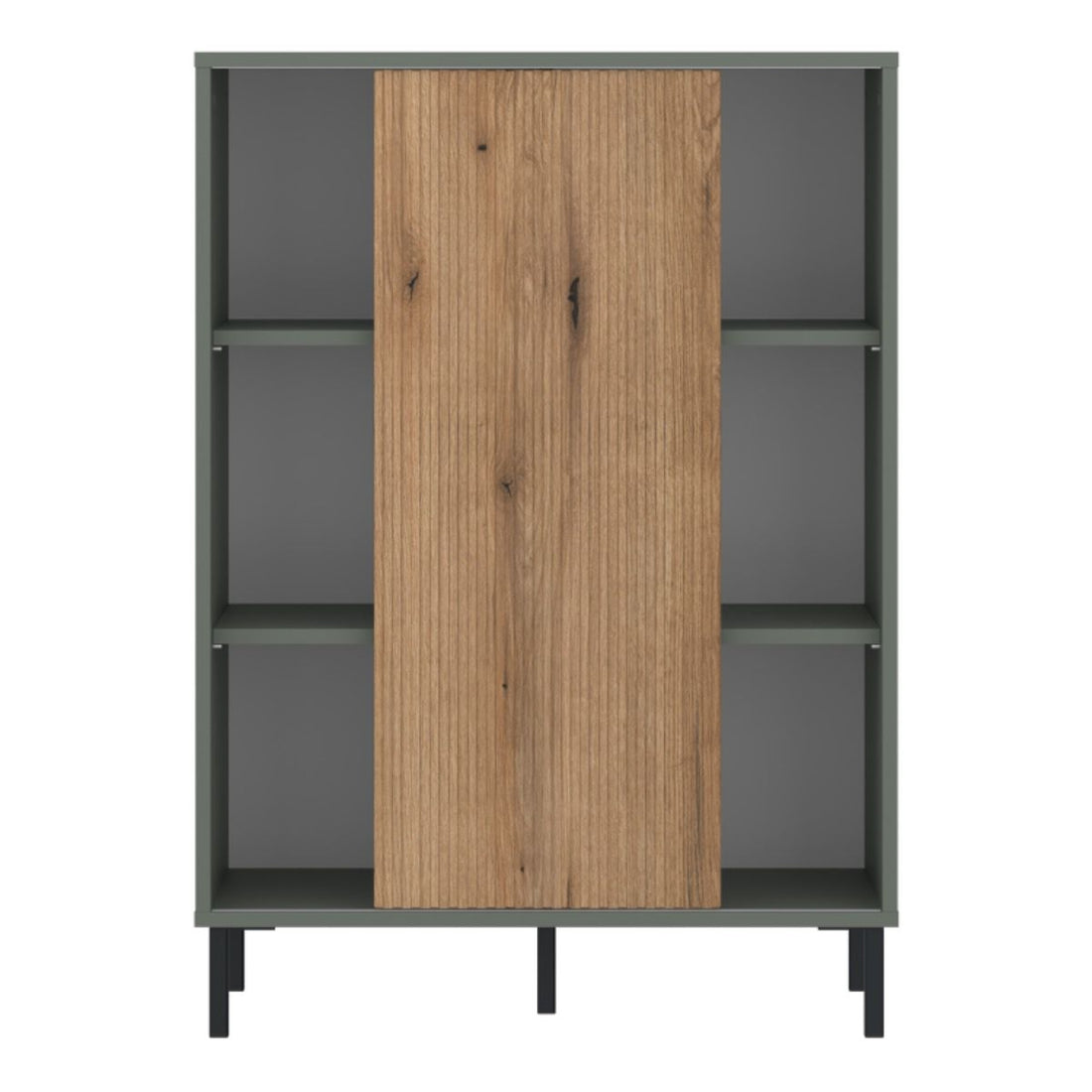 Darwin Sideboard 1 Door in Green/Oak