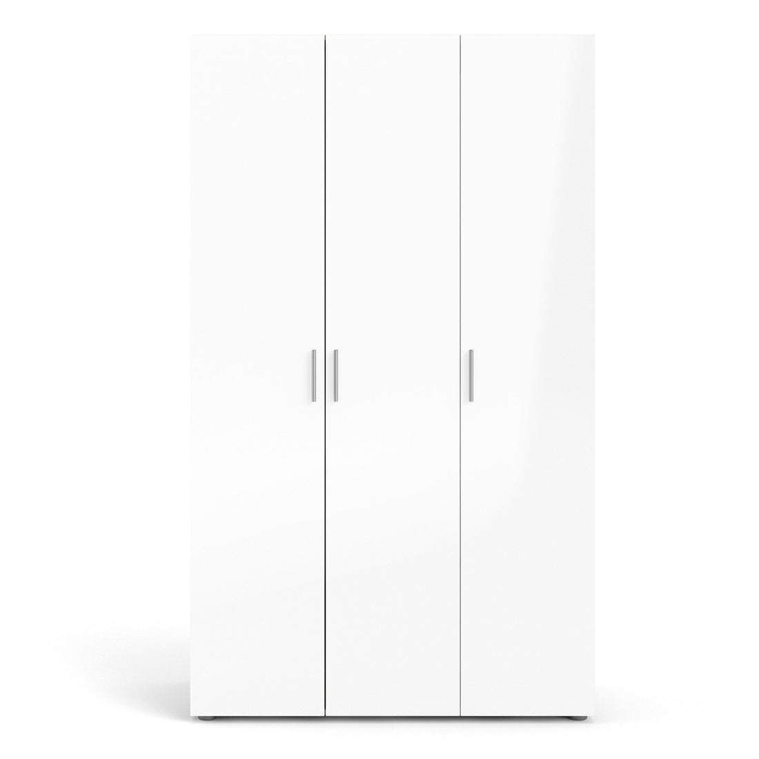 Pepe Wardrobe with 3 Doors in Oak with White High Gloss