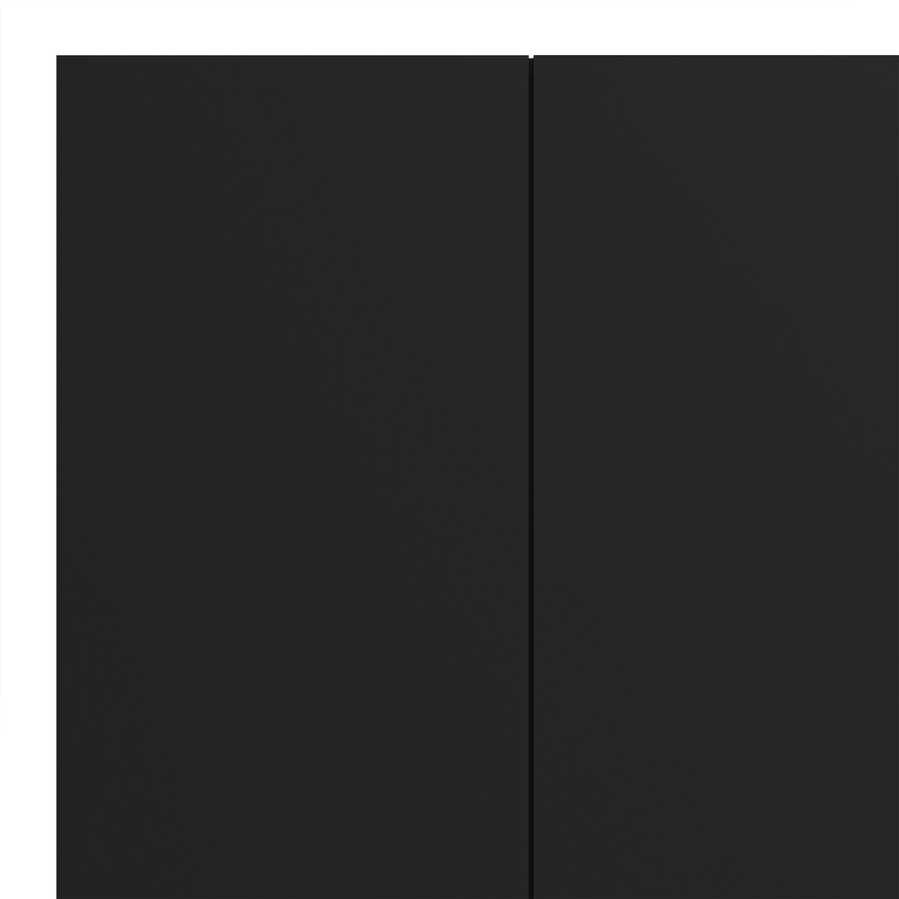 Pepe Wardrobe with 3 Doors in Black