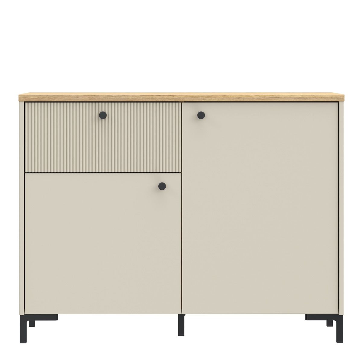 Bixbite Fluted Sideboard in Mauvella Oak & Sand – image 2