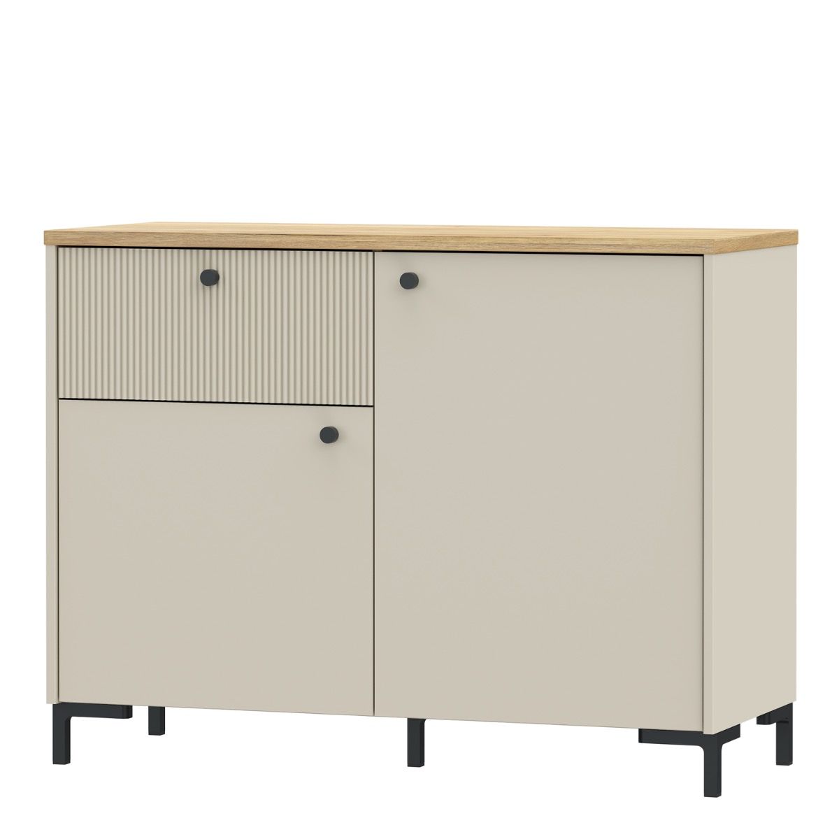 Bixbite Fluted Sideboard in Mauvella Oak & Sand – image 3