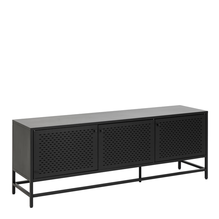 Manchester 3 Door Sideboard in Matt Black