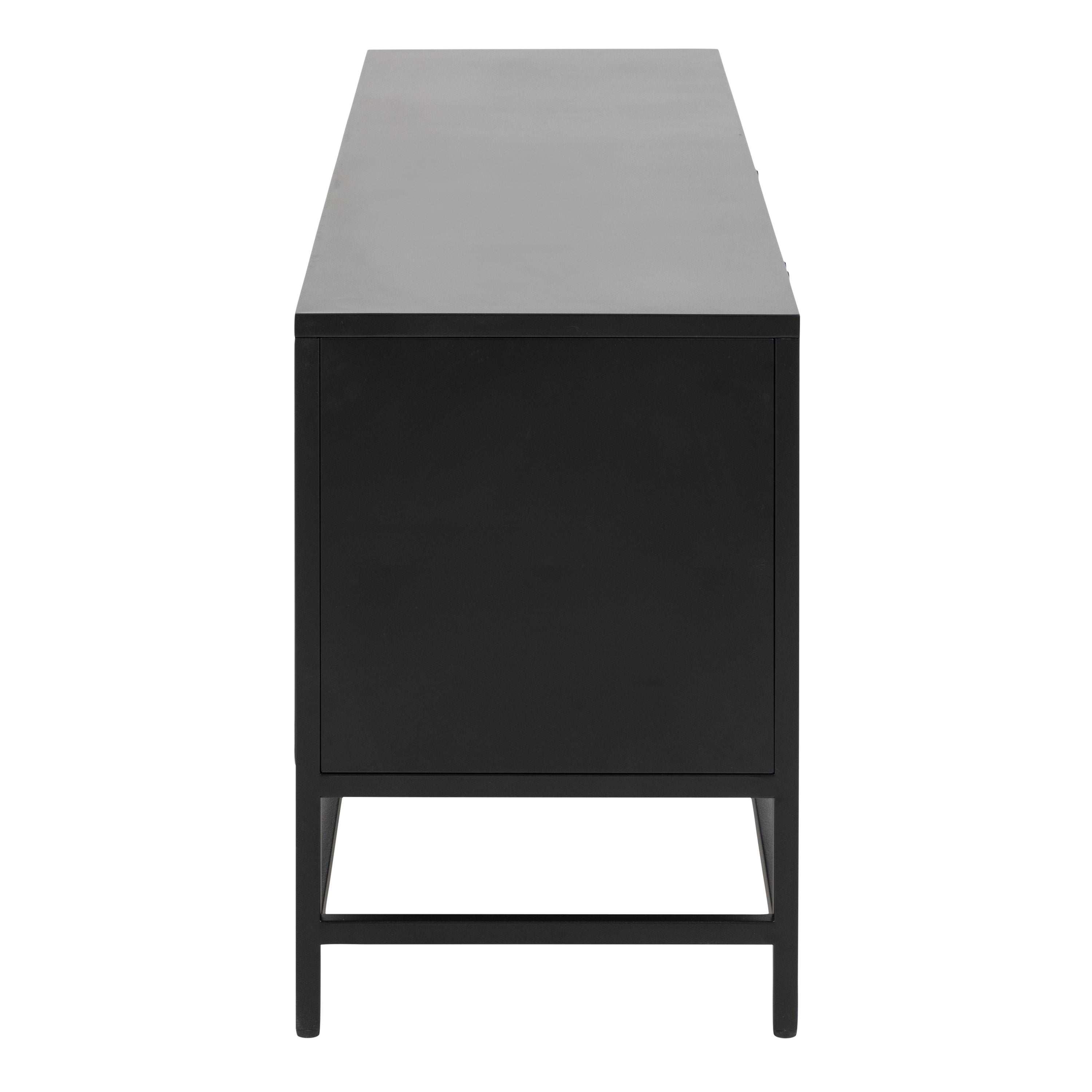 Manchester 3 Door Sideboard in Matt Black