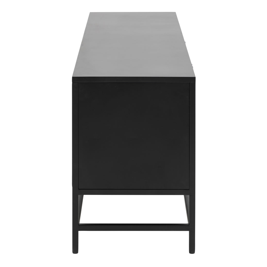 Manchester 3 Door Sideboard in Matt Black