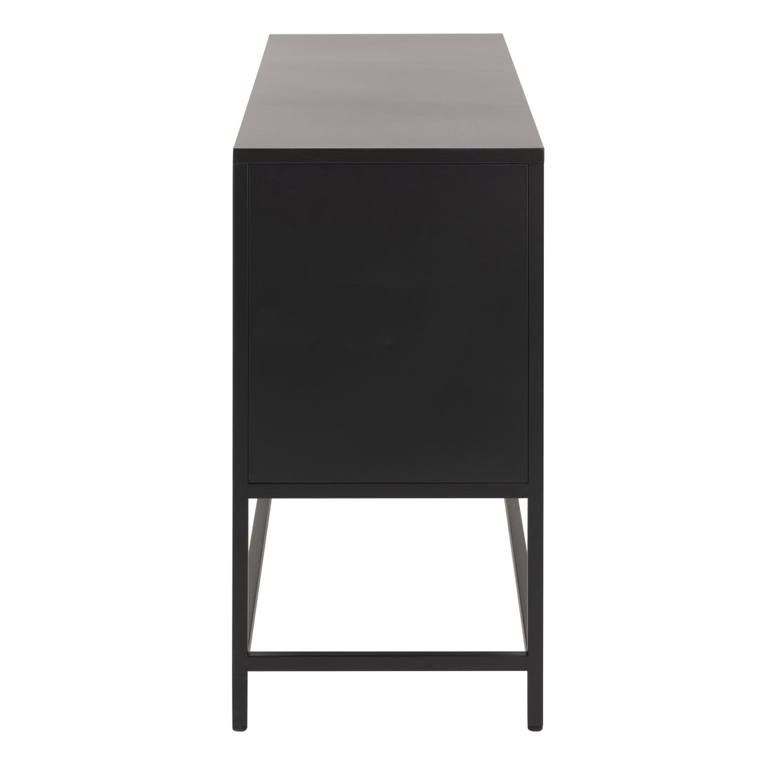 Manchester 3 Door Raised Sideboard in Matt Black