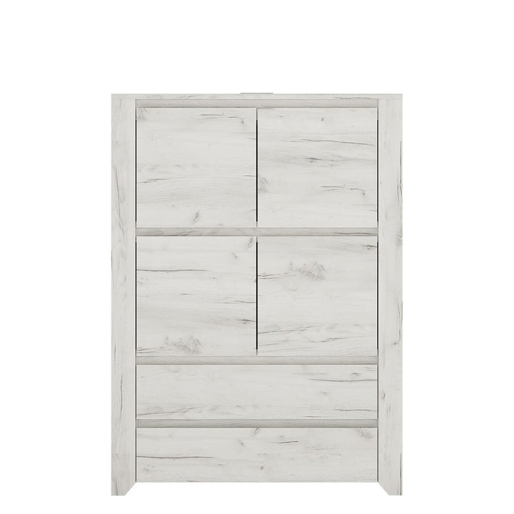 Angel 4 Door 2 Drawer Cupboard
