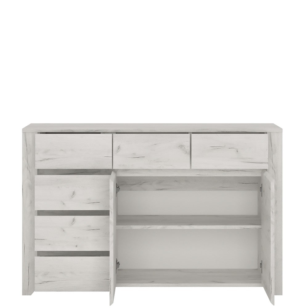 Angel 2 Door 3+3 Drawer Wide Chest